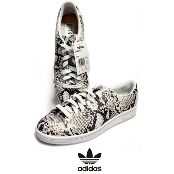 Adidas Stan Smith AOH 001 x Hyke White Men Women Python Print 7.5 US Sneakers